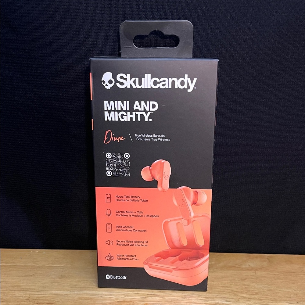Skullcandy Dime Wireless Earbuds - Bold Orange